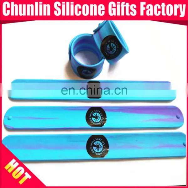 Custom Printed Silicone Slap Wristbands photo-2