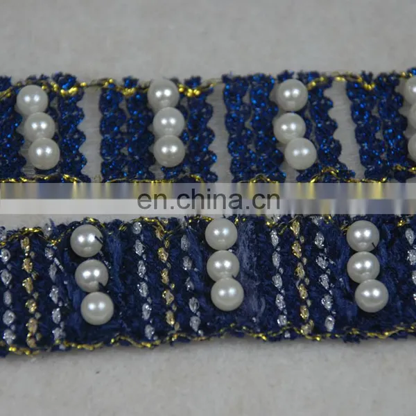 Italian Design Pearl Beads Trim for Dresses Decoration photo-6