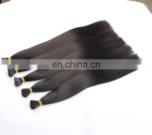 1 G/s , 10-40" , I U V Flat and Nail Tip Italian Keratin Pre-Bonded Remy Human Hair Extension photo-5