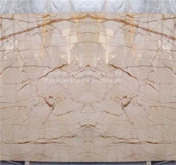 Sofitel Gold Marble Slabs Imperial Marble Tiles photo-2