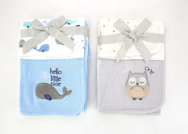 Soft Baby Blanket 100% Cotton Baby Shawl Blanket Good Hygroscopicity