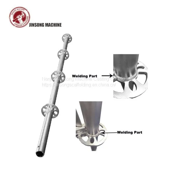 HDG Ringlock Scaffolding Vertical Standard