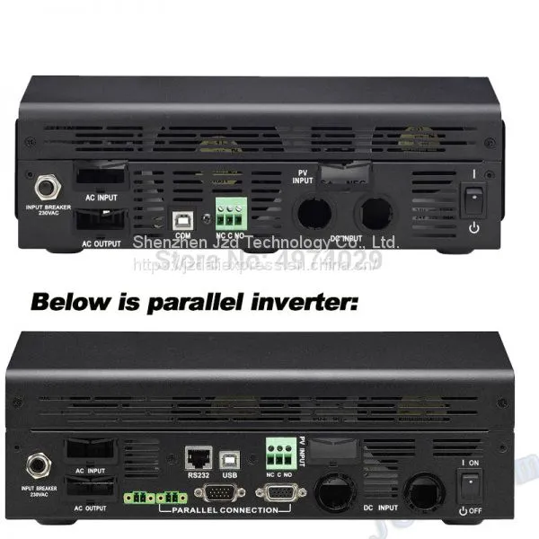 1KVA 3KVA 5KVA 10KVA 20KVA 30KVA 48V Solar Hybrid Inverter 48Vdc to 230Vac Built-in MPPT Solar Charge Ontroller photo-4