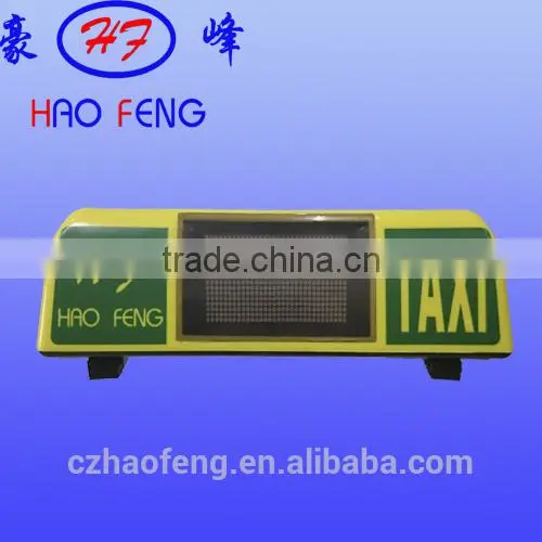 for Hire /hired / on Call Taxi Led Display Dome Light Box Signal