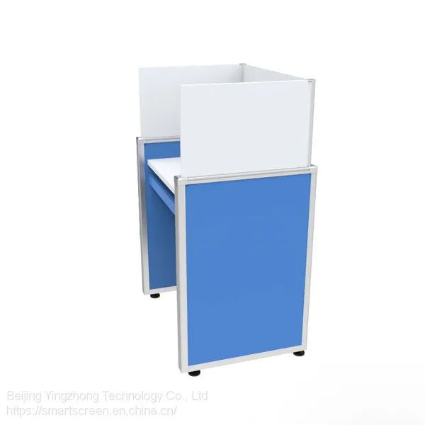 Height Adjustable Office Computer Desk Anti-peeping Study Carrel Desktop Panels Test Center Table Library Cubicle photo-2