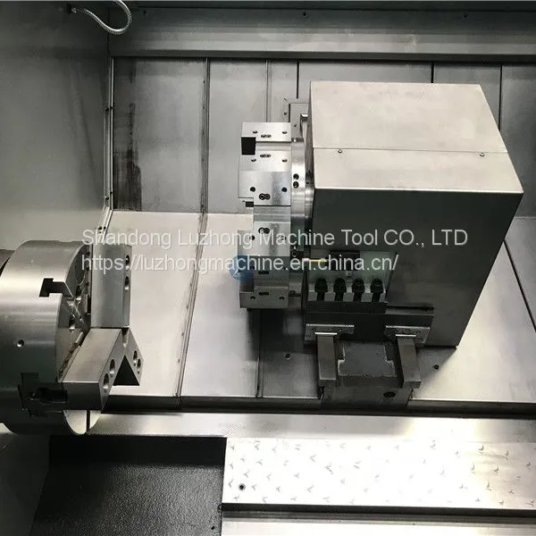 TCK500 Multi Purpose High Speed Slant Bed Linear Rail Lathe Machine Heavy Duty Lathe photo-5