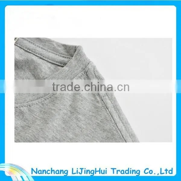 2015 Hotest Sale Custom 100% Cotton High Quality Plain T-shirt photo-4