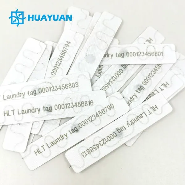 860-960mhz Programmable Washable UHF Fabric Textile Waterproof RFID Laundry Tag