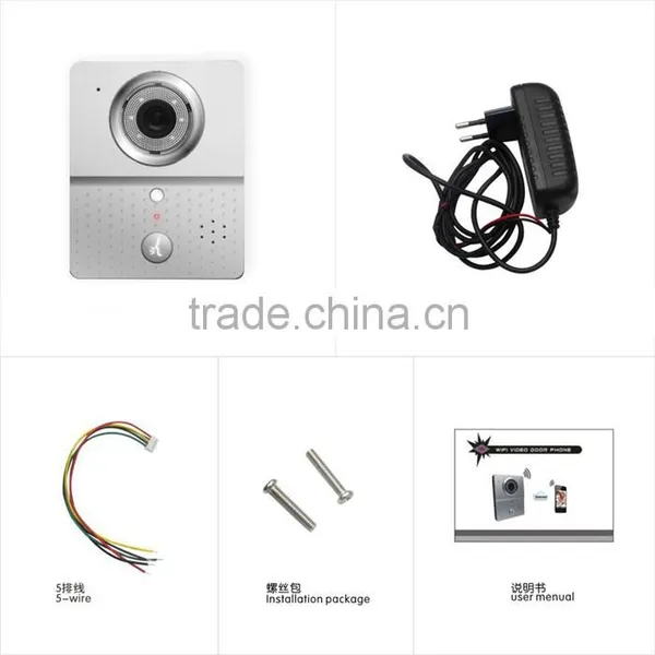 Smart Home Security SJ45 IP WIFI Video Door Phone With Android & IOS Smartphone APP for Remote Unlock and Video Surveillance photo-5