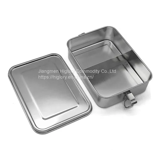 Wholesale Stainless Steel Rectangle Food Storage Containers Leak Proof Lunch Box With Lid photo-5