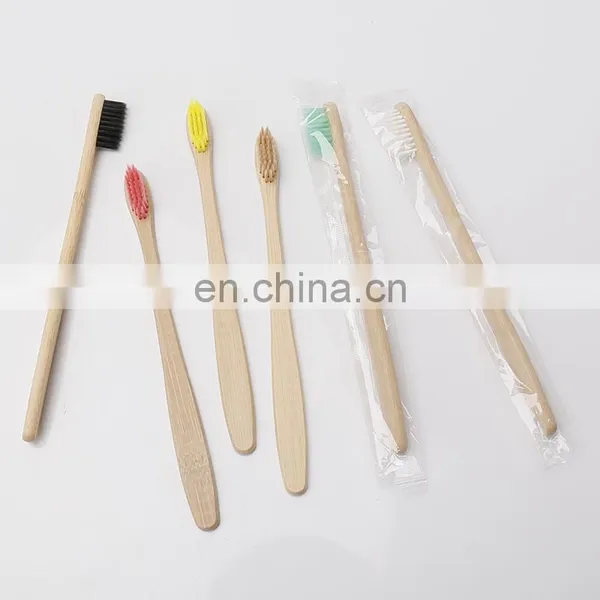 100% Natural Bamboo Toothbrush, Biodegradable and Reusable Bamboo Toothbrush photo-2
