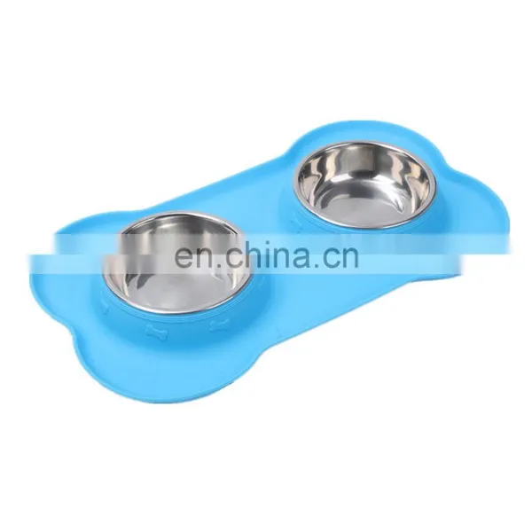Factory Custom Silicone Pet Feeding Bowl , Pet Food Place Silicone Dog Food Water Bowl