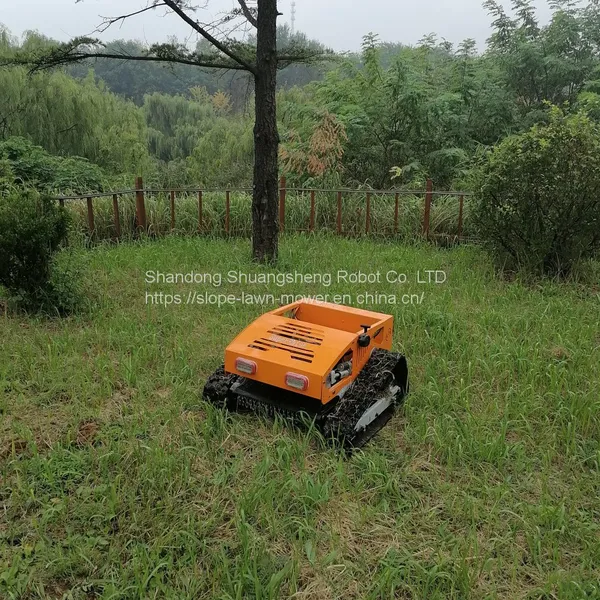 Loncin 196cc 7HP Gasoline Engine Battery Operated Radio Controlled Weeding Machine photo-5