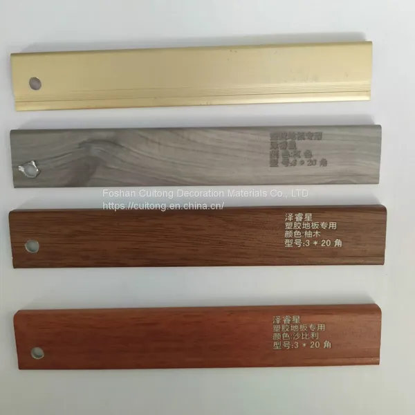 SPC Locking Floor Aluminum Alloy Right Angle Seven-word Buckle Balcony Door Moving Door Wall Edge Wardrobe Buckle Strip L-shaped Laminate photo-2