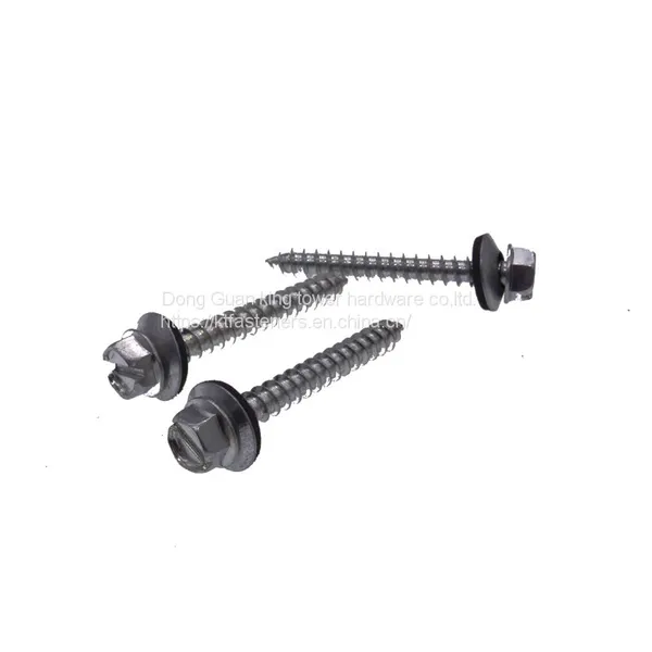 Factory Direct Sales Slotted External Hex Flange Head 3 Parts Sems Screw photo-4
