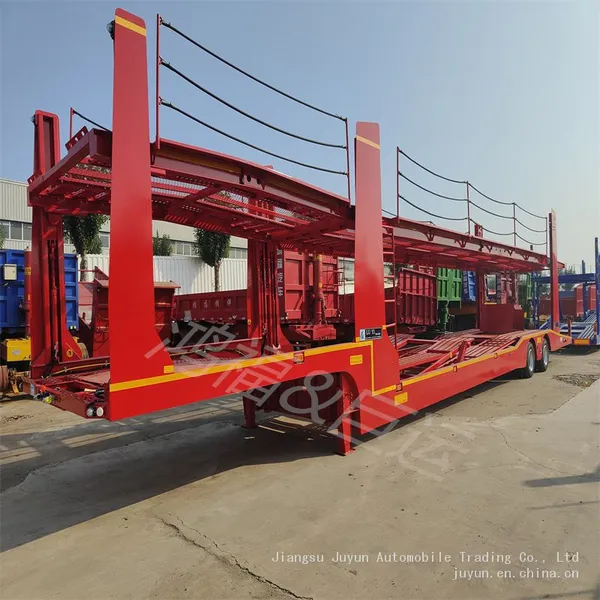 Export Price of Semi-trailers to Russia 8-digit Vehicle Transport Semi-trailer photo-3