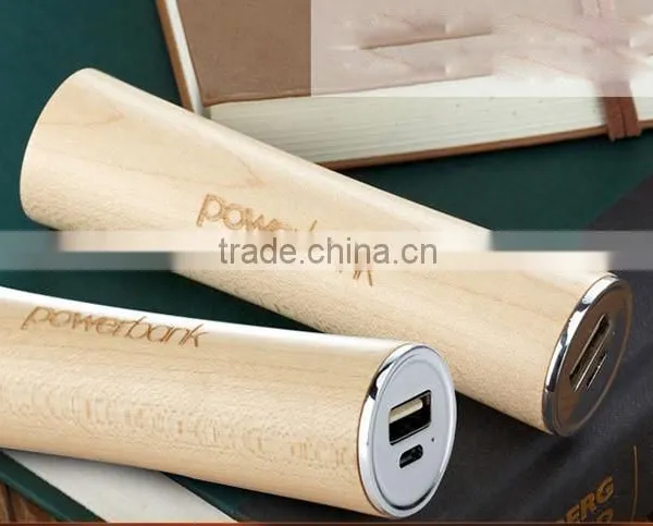 Wholesale 2600mah Wooden Power Bank Usb Charger photo-4