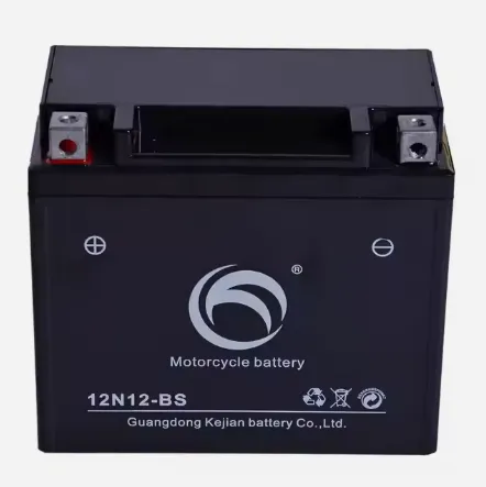 Motorcycle Battery 12N12-BS 12V12Ah Motorcycle Start Cranking Battery photo-3