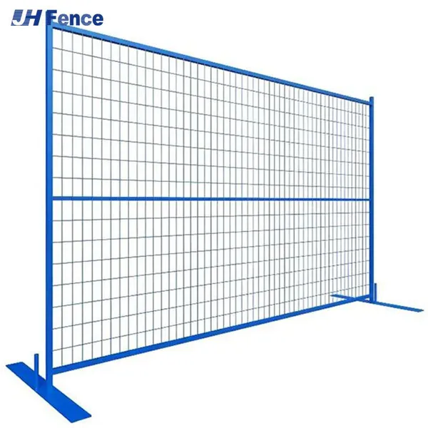6x12FT Galvanized Steel Construction Site Temporary Fencing Chain Link Panel photo-3
