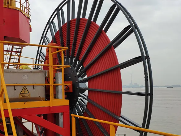 Cable Drum With Brush Gear Hysteresis Cable Reel Drum