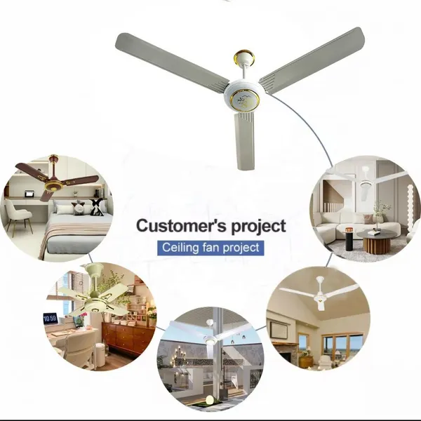 Free Spare Parts Solar Powered Ceiling Fan Modern Simple Solar Fan for Home photo-5