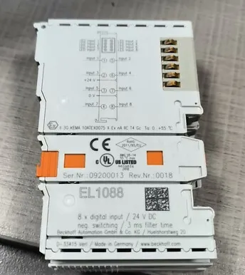 Beckhoff EL1088 EtherCAT 8-Channel Digital Input Terminal Industrial Automation I/O Module photo-2