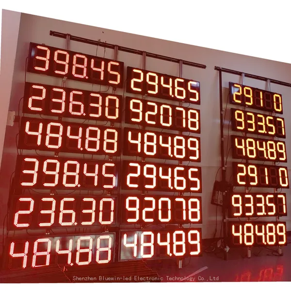 IP65 Outdoor Gas Station Price Led Sign Board Oil Price Display Screen photo-3