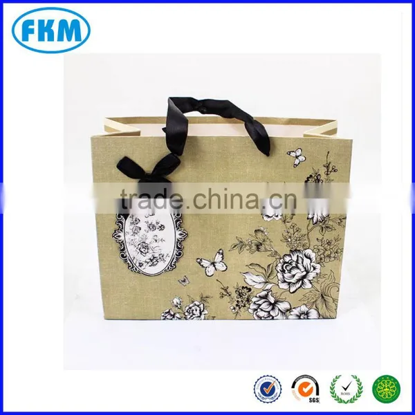 Kraft Paper Loot Bag,flower Design Party Shopping Bag Handle Quality Choice photo-4