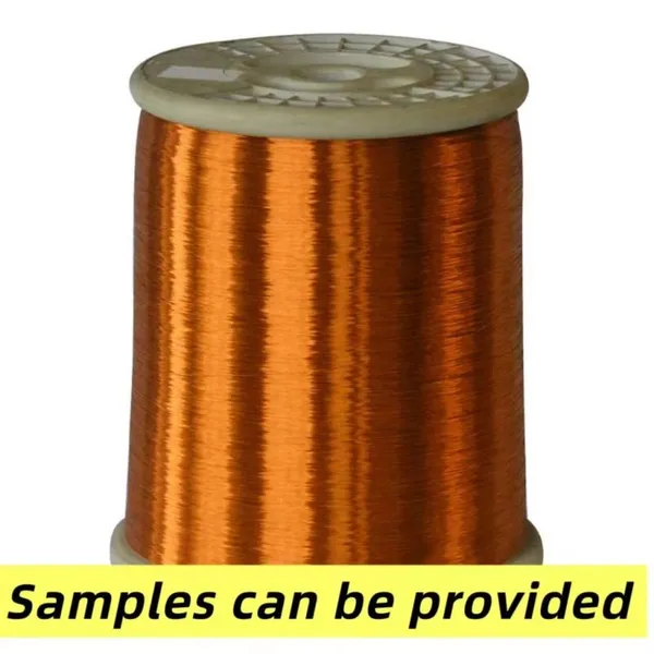WanZhou EIW 220V 500m Single-Core Solid IP20 Copper Clad Aluminum Enameled Round Wire 12-22 AWG 50-100C Heating Electrical photo-3