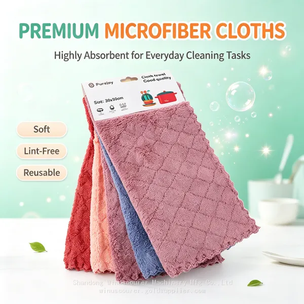 Edgeless Microfiber Car Towels Ultra‑Soft High GSM Drying Polishing Cloth for Car Wash Detailing