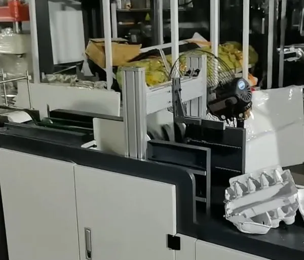 Full Automatic paper egg box egg carton labeling machine line
