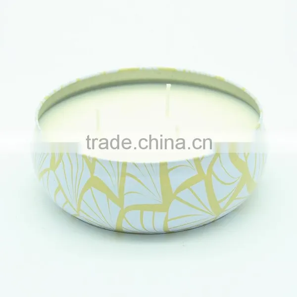 Paraffin Wax Scented Tin Candle With Metal Lid photo-2