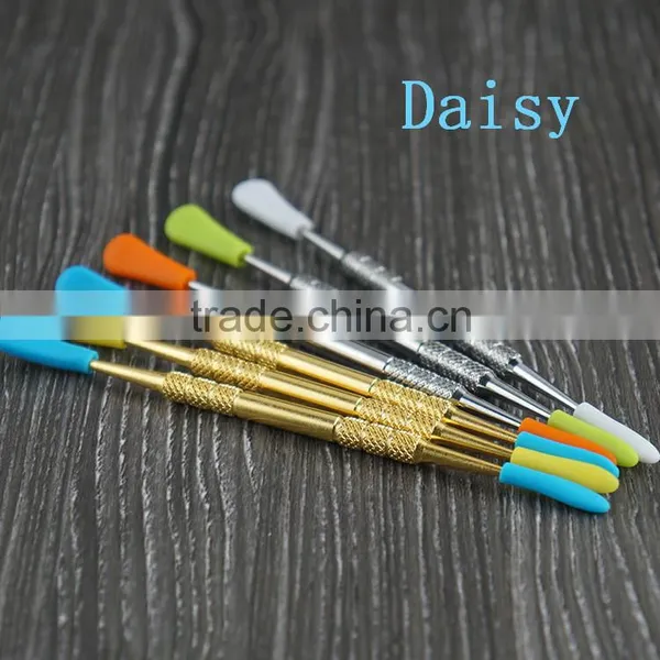2015 Hot Sale Dabber Tool With Silicone Tip for Wax and Dry Herb Vaporizer Titanium Dab Tool ,manufacturer China Cheap Style D1 photo-3