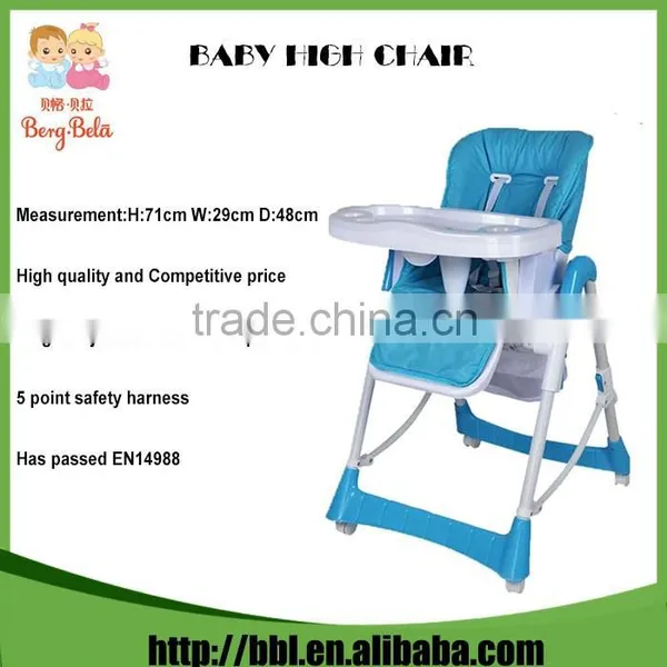 2016 Promotion New Design Foldable Monogram Modern Colourful Cute Cheap Portable High Chair photo-2