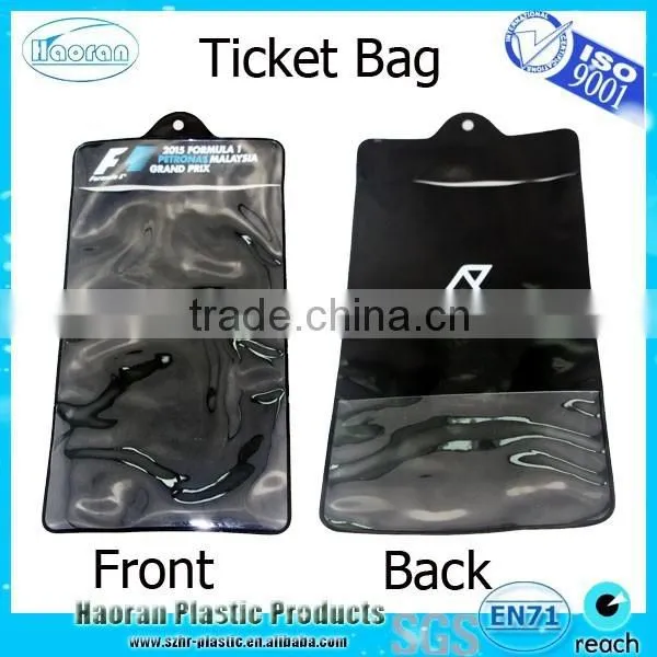 Vinyl Plastic Jacket Bag for Tickets and Documents photo-3