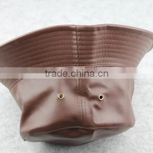 PU Fabric Waterproof Rain Hat Wholesale Factory photo-3