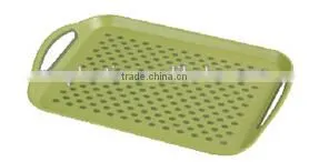 High Quality Rectangle Anti Skid Kitchen Accessories Plastic Cutlery Tray photo-2