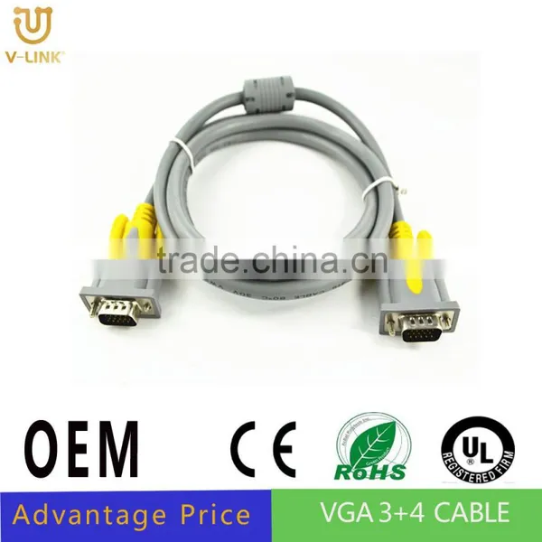 10m Male to Male Magnetic Loop VGA Cable for Computer photo-5