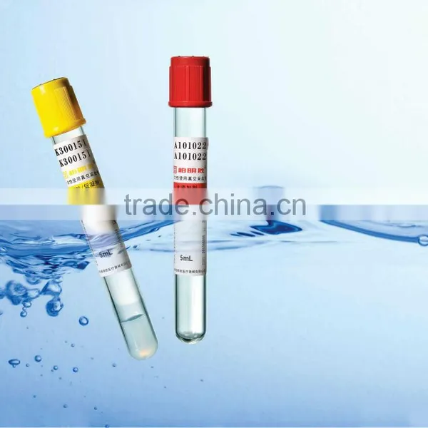 Medical Sterile Vacuum Blood Collection Tube /Clot Activator With Gel Tube