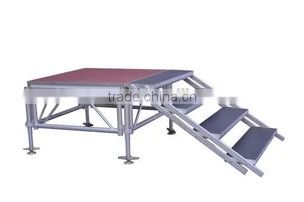 TUV Certifated Approved 4ft X4ft Aluminum Frame Adjustable Heigh Plywood Stage Platform photo-3
