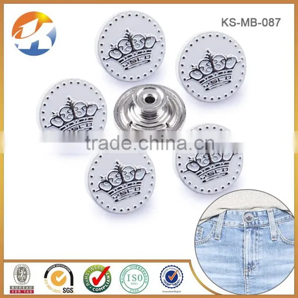 Hot Sale Custom Metal Shank Jean Buttons photo-5
