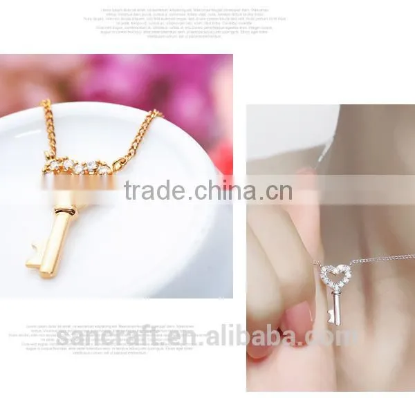 Love Heart Cubic Zirconia Best Selling 2016 18k Gold Plated Jewelry Set photo-3