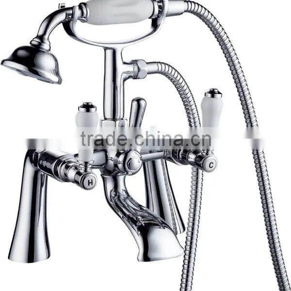 Classic Bathroom Clawfoot Bath Tub Shower Mixer With Hand Shower