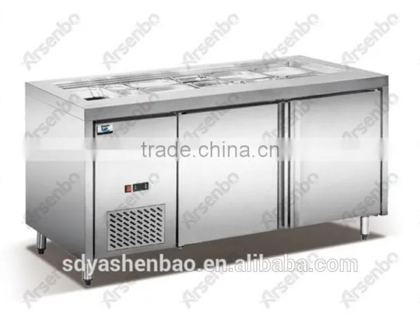 Commercial Kitchen Sandwich Workbench Freezer