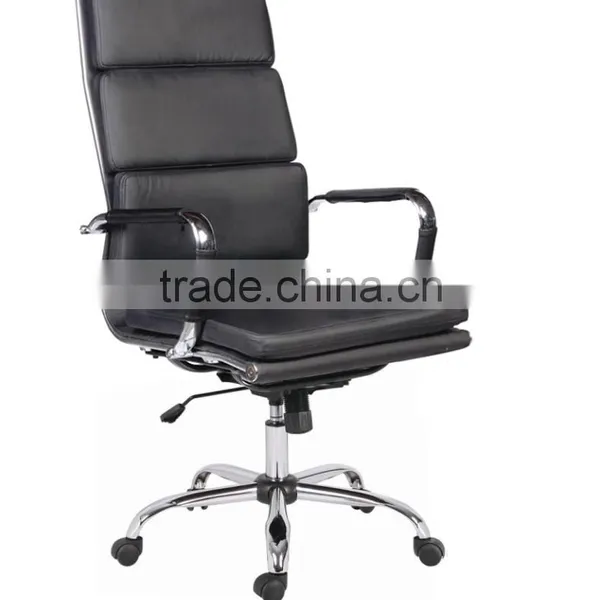 Steel Frame Chair/High Back Excutive PU Padding Chair /Office Chair With Ergonomic Design
