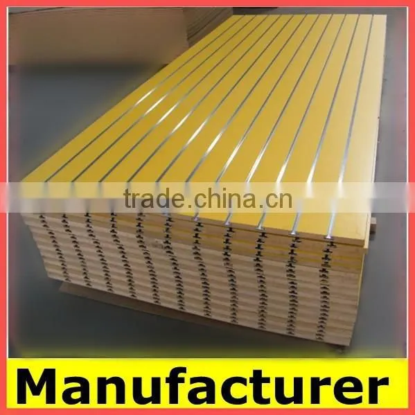 Cheap Price High Quality PVC Raw MDF Slatwall Board photo-6