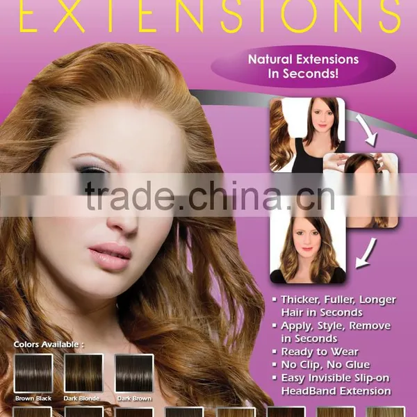 Wonder Hair Natural Extensions With Invisible Head Band