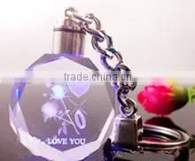 Baby Gifts Laser Cut 3D Crystal Keychains photo-5