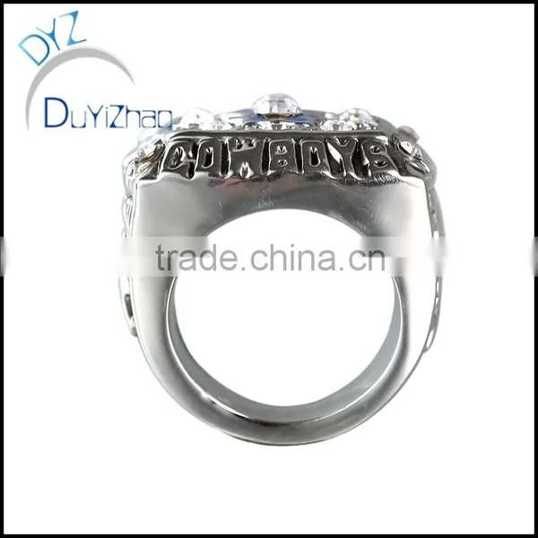 Latest Custom Own Logo Hip Hop Champion Ring, Championship Ring photo-3