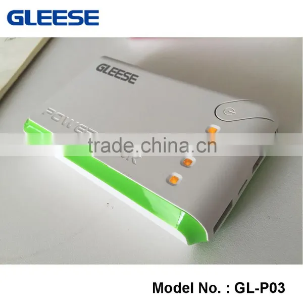 New Gleese FCC CE ROHS High Quality USB Smart Power Bank Battery for Portable Charger Mobile Power 6600mAh Xiaomi photo-5